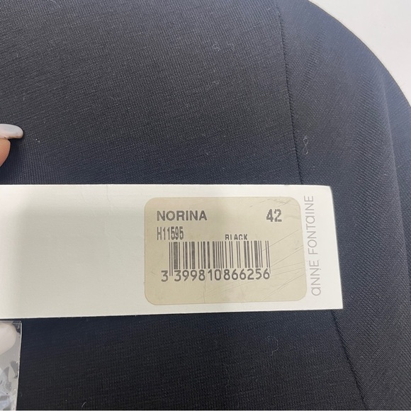 Anne Fontaine Norina Dress Black Size 42 - Picture 3 of 5